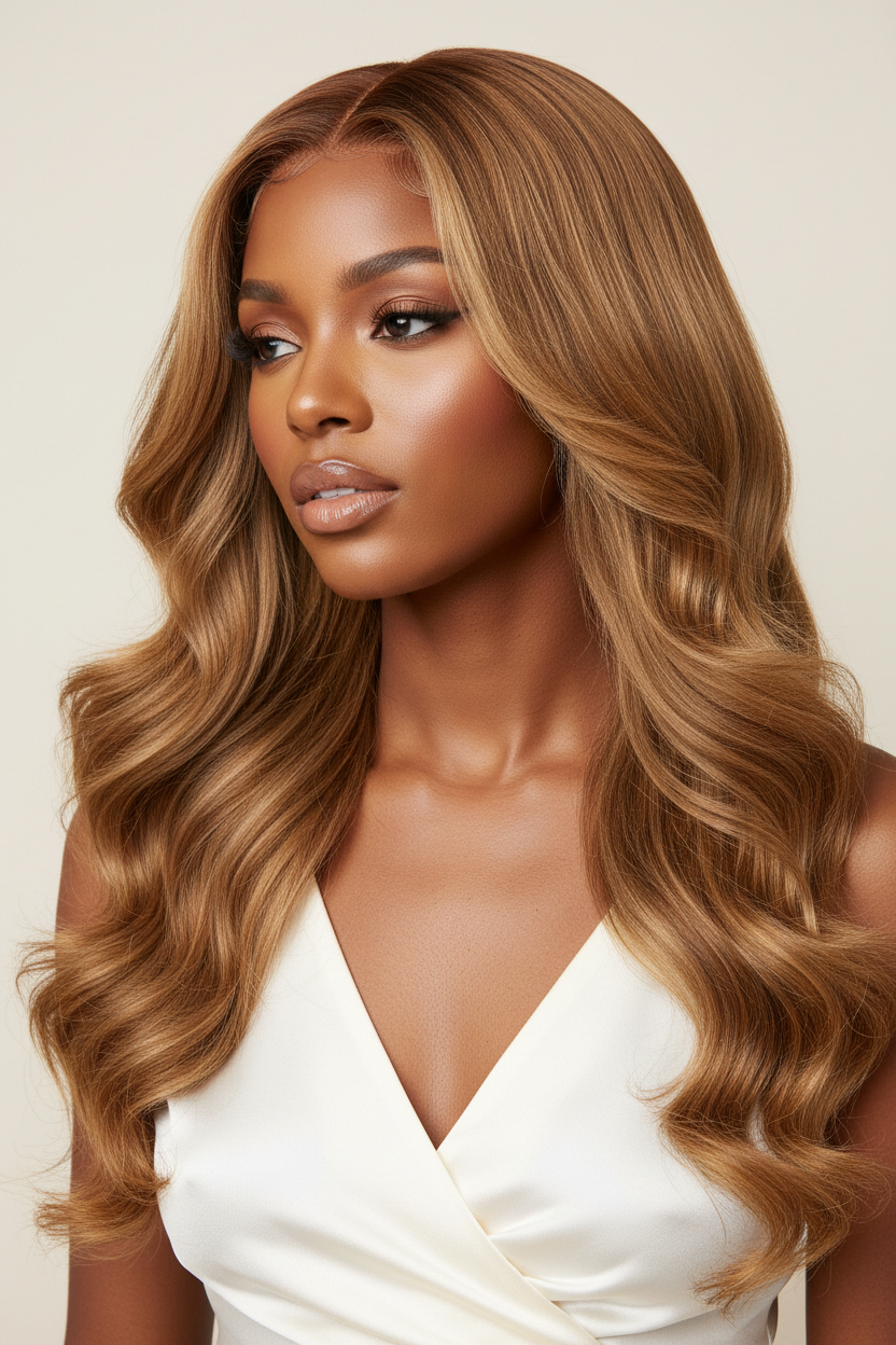 13x4 Lace Front Human Hair Wig Honey Blonde – 100% Human Hair, Warm Blonde Tones, Buy Online Europe